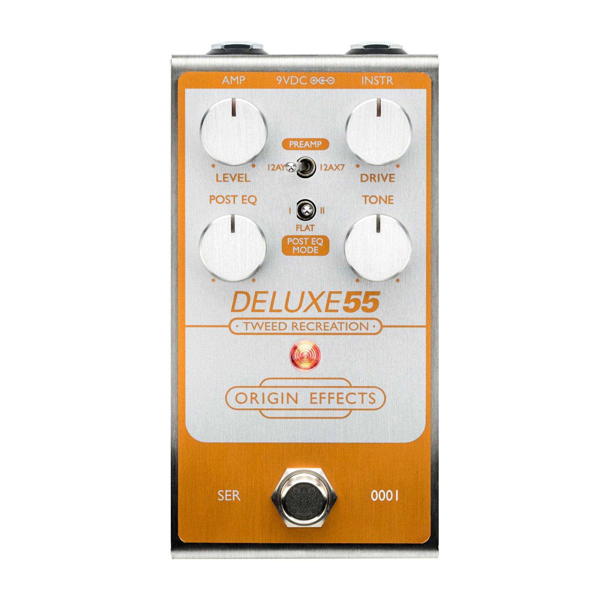 ギター origin effects Origin Effects Deluxe55 Tweed Recreation Pedal - Andertons Music Co.